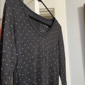 Polka Dot Thermal Long Sleeve